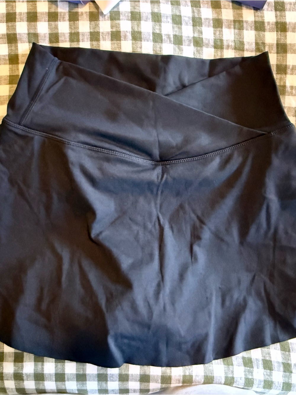 Women's Black, Purple, & White Stretch Active Skort